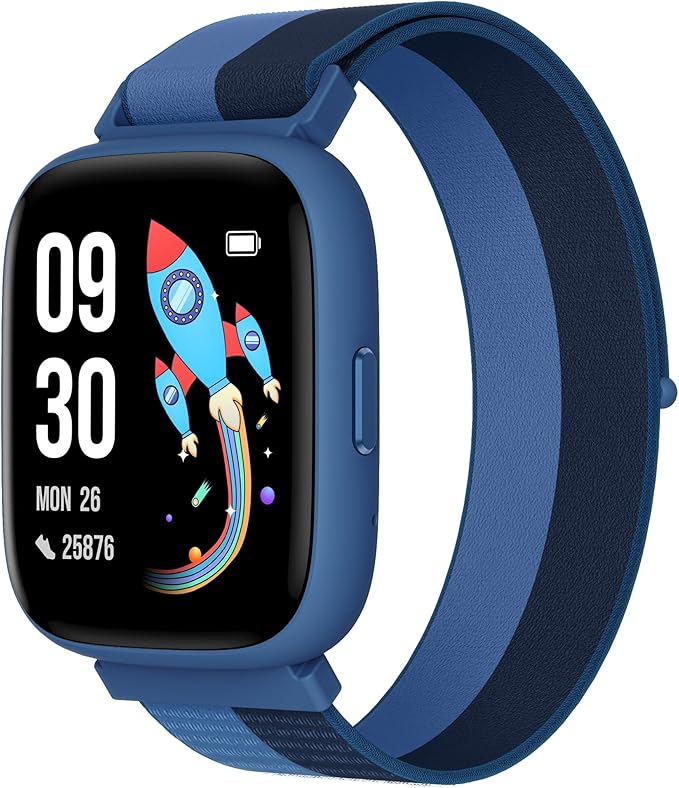 BIGGERFIVE Smart Watch for Kids, 1.8" Fitness Tracker Watch Pedometer, Heart Rate, IP68 Waterproof, Sleep Monitor, Calorie...
