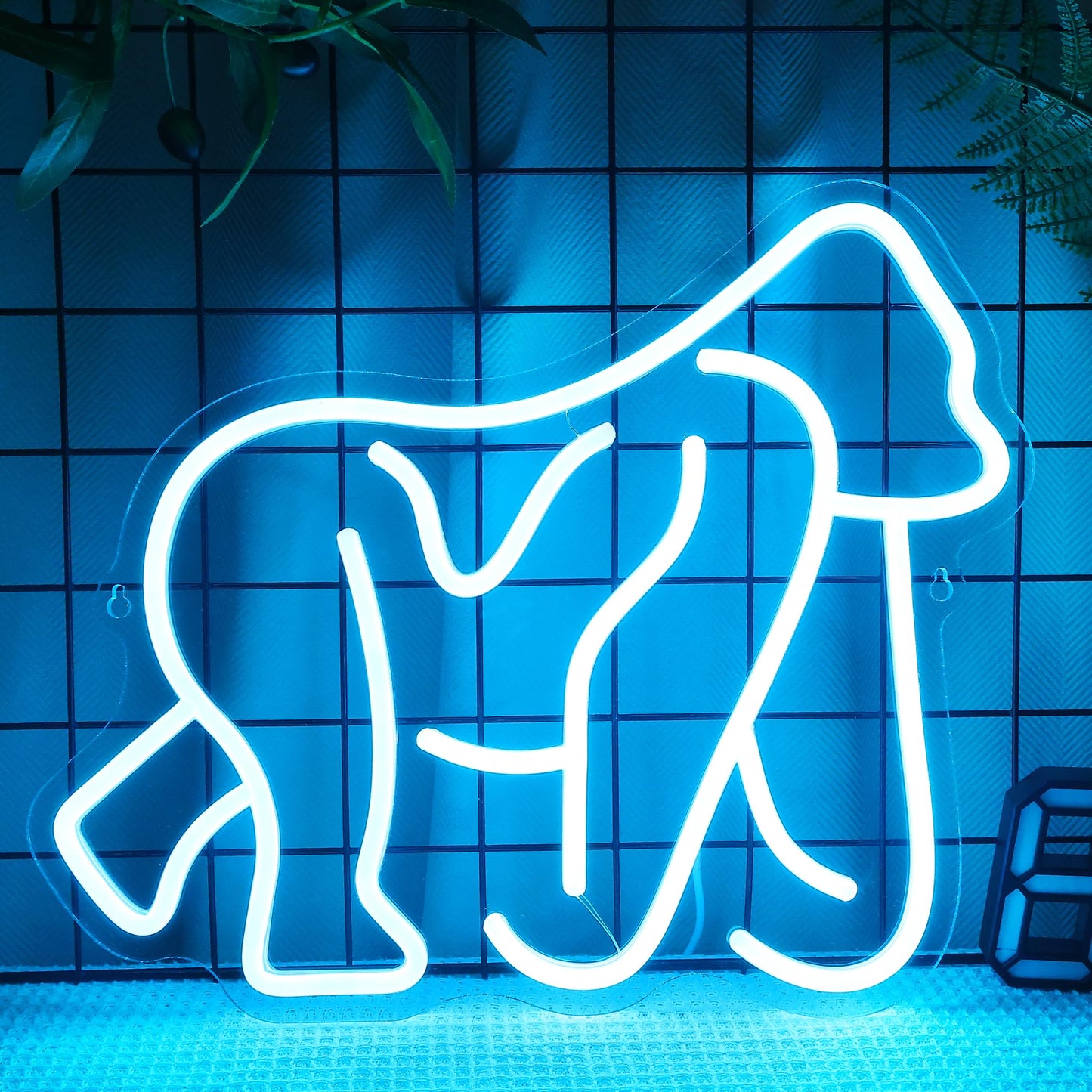 nite Gorillas Neon Sign  Led Neon Lights For Room Wall Table Decor Art  For Home Party Birthday Holiday Cute Animal Gift For Kids Teens mature-themeds