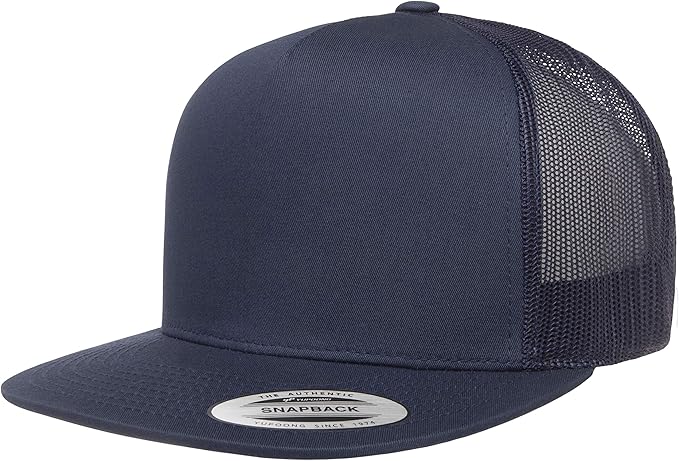 Yupoong Men's YP Classics Trucker Hat, Navy, One Size