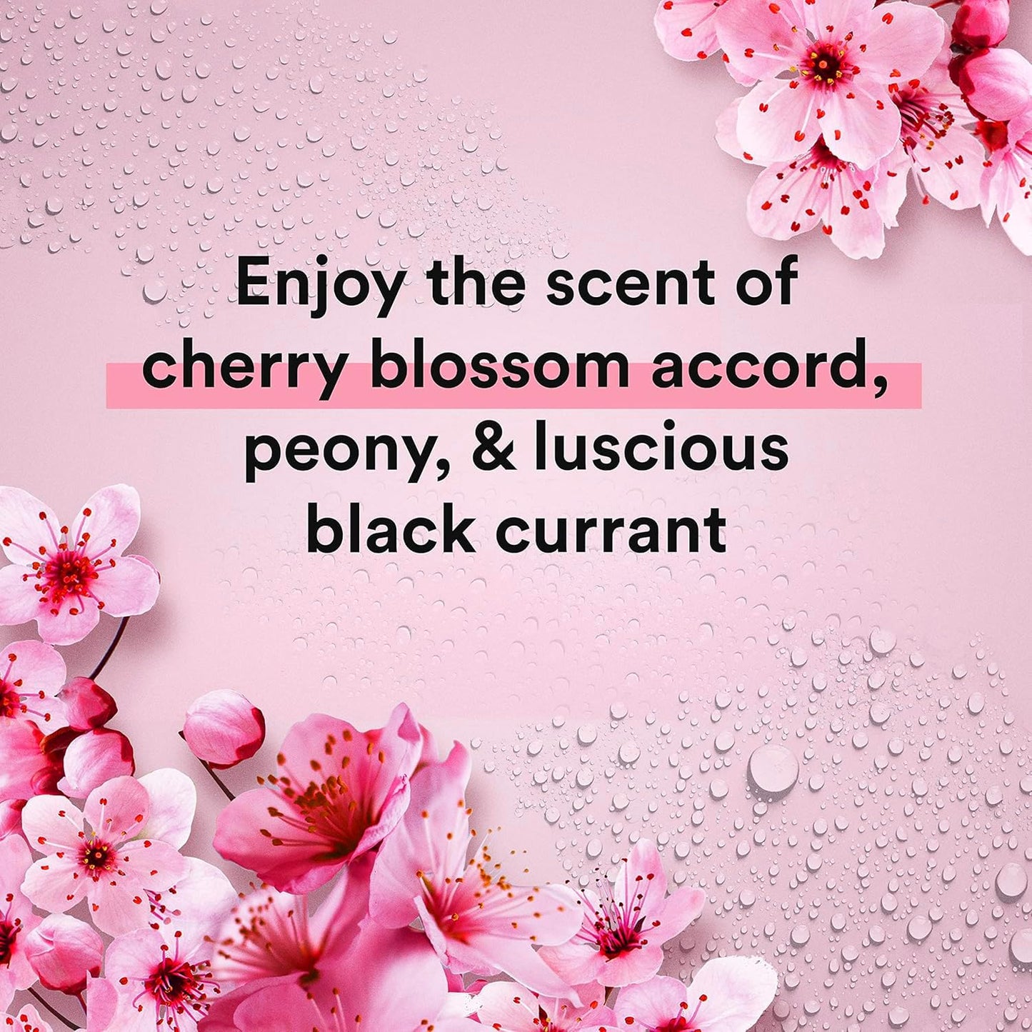 Suave Shampoo, Wild Cherry Blossom 6-Pack - Fragrant, Softening Formula with Vitamin E, 22.5 Oz Ea