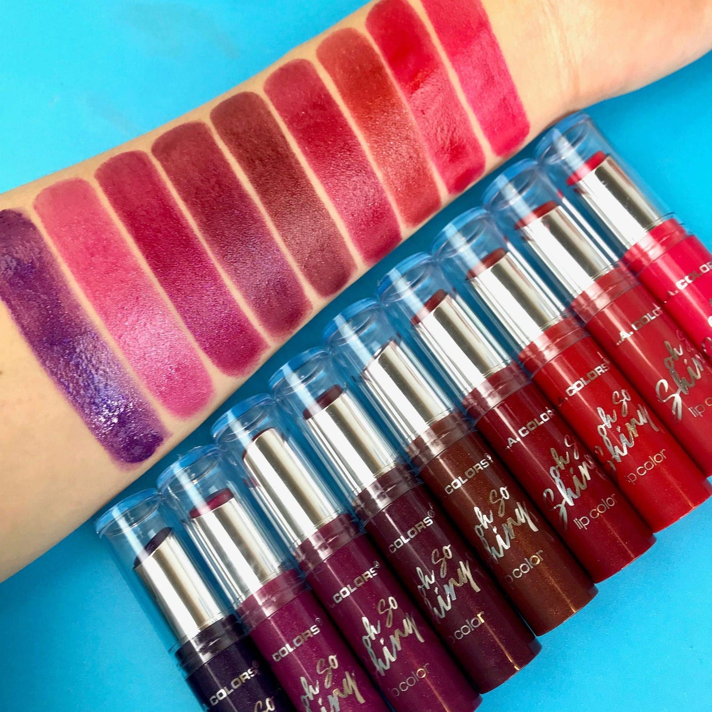 L.A. COLORS Glitzy Girl Oh So Shiny Lip color, Twinkle CLS586
