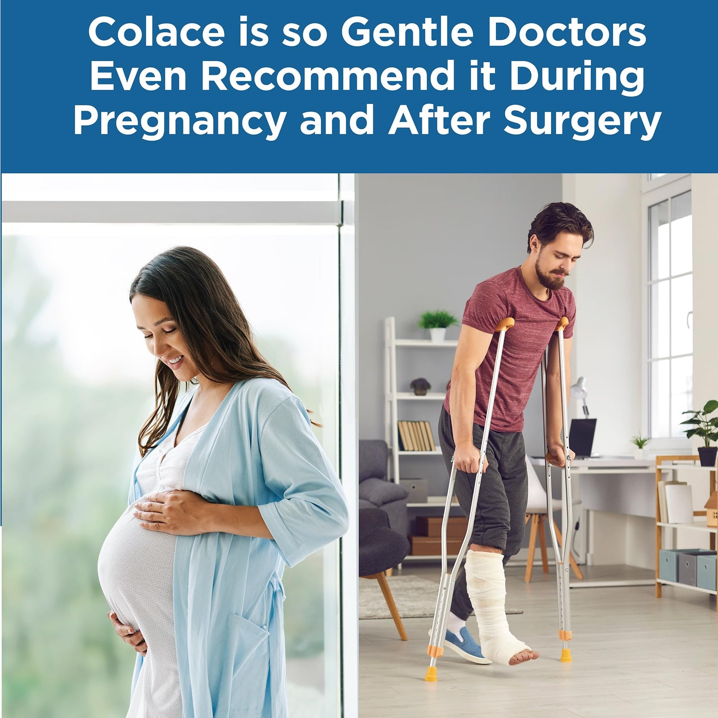 Colace Clear Stool Softener for Gentle Effective Constipation Relief, #1 Doctor Recommended Stool Softener Brand, Dye Free, 50 mg Docusate Capsules, 60 Count