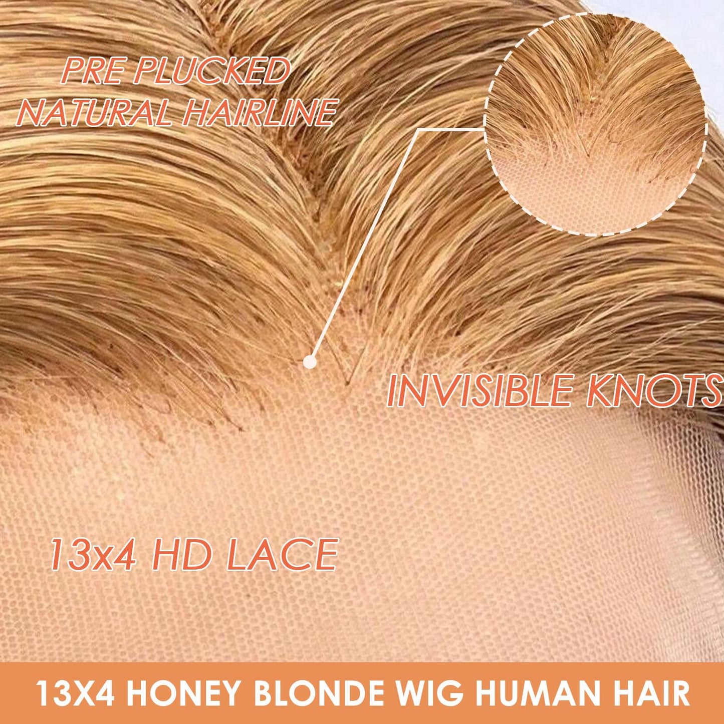 Shciyair Honey Blonde Wig Human Hair 13x4 Body Wave Lace Front Wigs Human Hair Pre Plucked Blonde Wig Human Hair 200 Density Rea