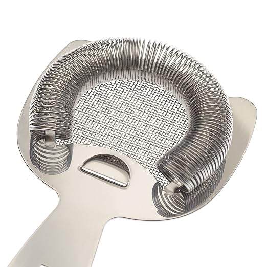 Barfly Fine Mesh Spring Strainer, Stainless Steel