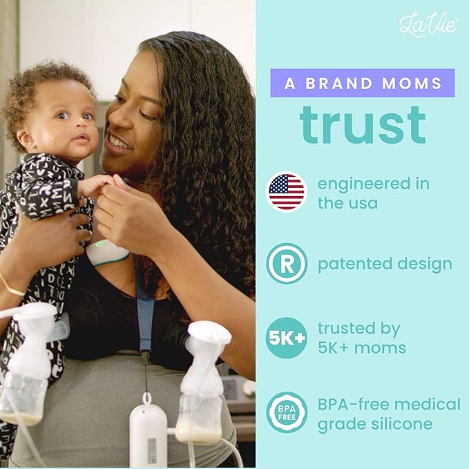 LaVie™ Lactation Massager with Warming for Breastfeeding | Breast Massager with Heat and Vibration for Clogged Ducts, Improved Milk Flow, and Engorged Breast Relief | Increase Milk Supply