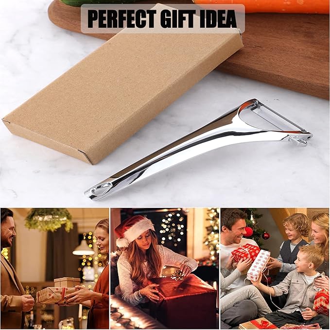 Peeler Stainless Steel Sharp Blade and Ergonomic Handle for Vegetables, Fruits, Potatoes, Carrots, Apples Kitchen Gadget