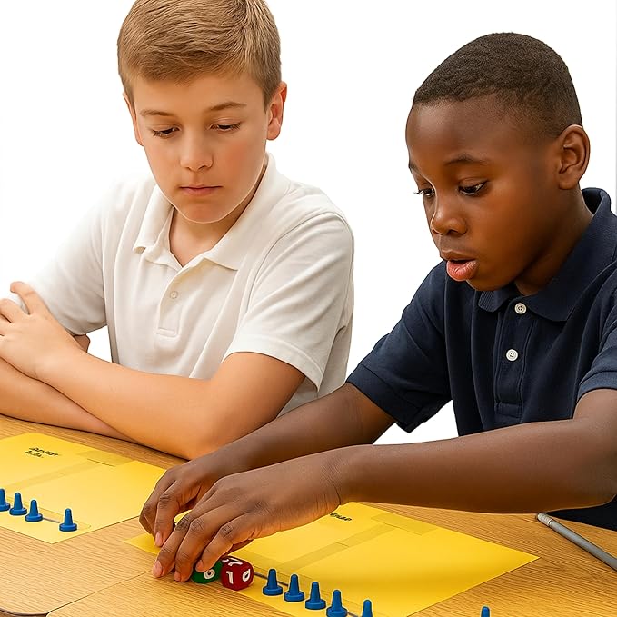 Hands-On Equations® Class Set for Teacher and 10 Students. Includes The Teacher Demonstration Balance Scale and Game Pieces and 10 Sets of Student Manipulatives. Grade 3 and up.