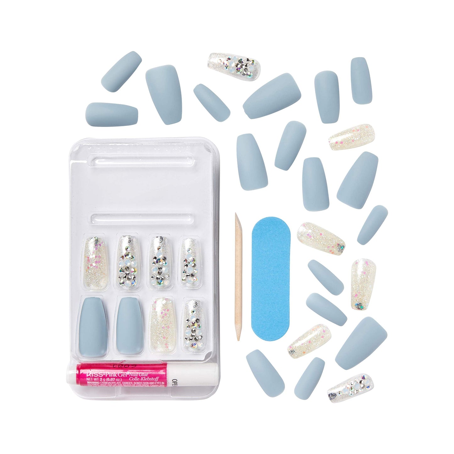 Kiss Masterpiece One-Of-A-Kind Luxe Mani Over the Top KMN03
