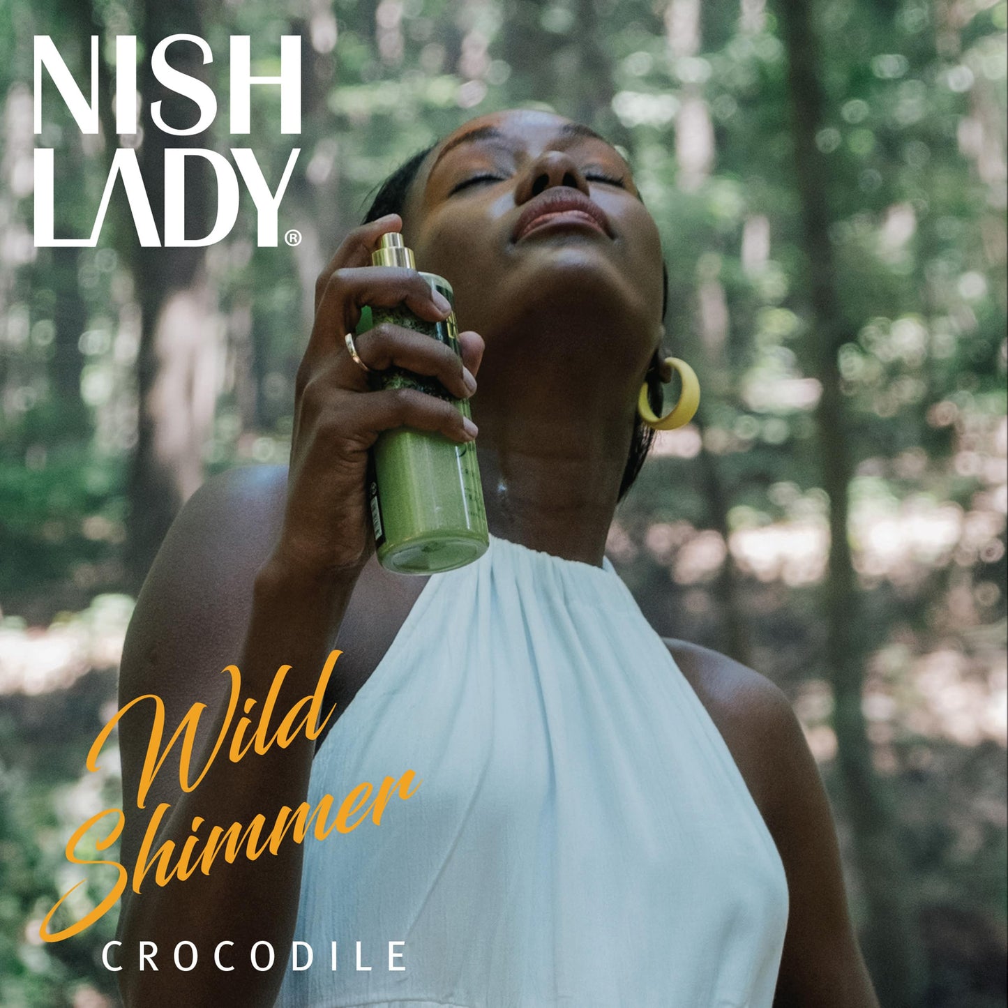 Nishlady Fragrance Mist Wild Shimmer CROCODILE 260ml / 8.79fl.oz