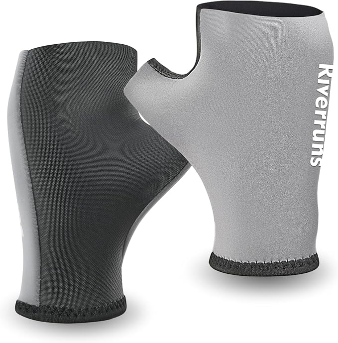 Riverruns Neoprene Fishing Gloves, Cold Weather Warm Winter Gloves for Ice Fishing, Photography, Hunting, Outdoor Sports