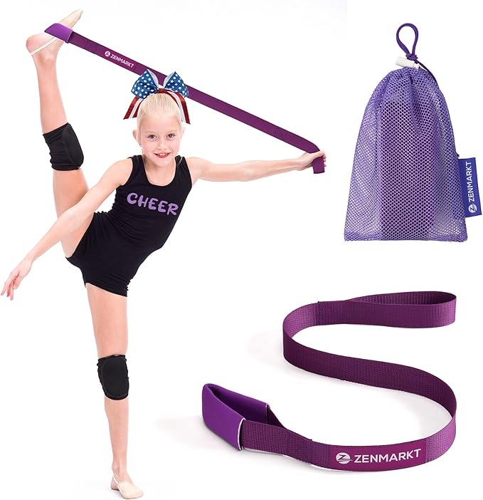 Stretching Strap for Cheer – Flexibility Stunt Strap for Cheerleaders – Durable Cheer Stretching Bands for Improved Flexib...