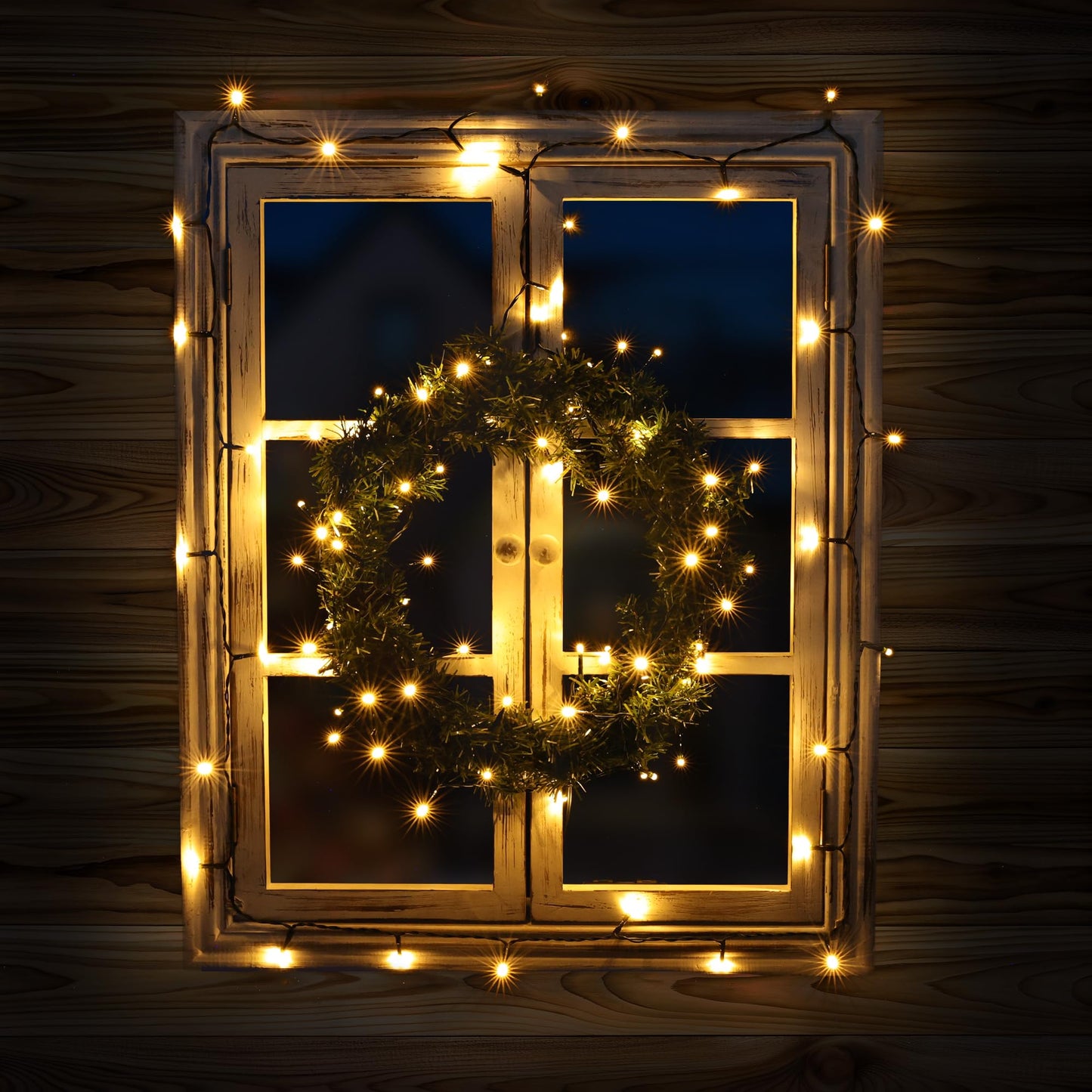 Battery Operated Christmas Lights - 2 Pack Total 33Ft 100 Led Battery String Lights 8 Modes Waterproof With Timer For Home  Garden  Party  Holiday  Christmas Tree Decoration (Green Wire  Warm White)