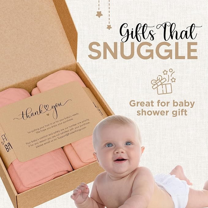 Bassinet Fitted Sheets - Compatible with 4moms MamaRoo Sleep Bassinet | 100% Organic Muslin Cotton - Light Pink + Dark Pink | 30x18 (2 Pack)