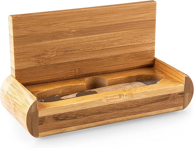 NFL Cleveland Browns Elan Engraved Tool Set, One Size, Bamboo