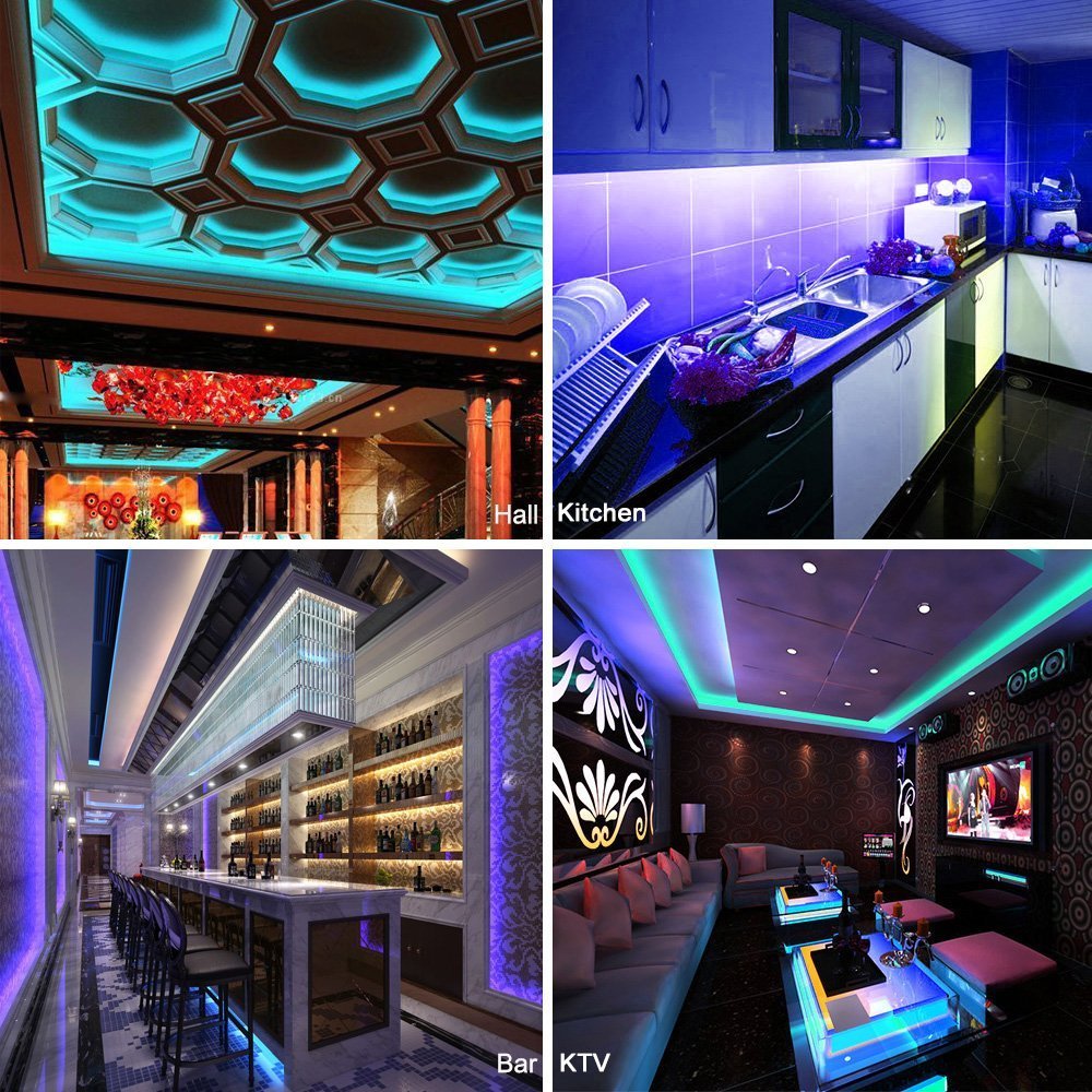 Miheal Wifi Led Light Strip Kit, 32.8Ft 300 Leds, Waterproof Ip65, Compatible With Android/Ios, Model Zj-Bwcg-Rgb-R24B1