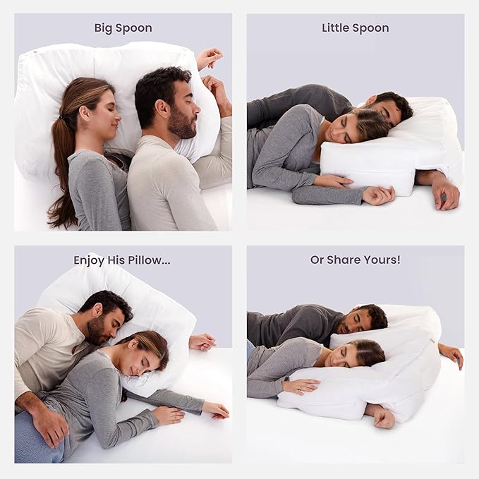 Medium Soft Support. Ergonomic Arm Holes Positioner. Bed Side Sleeper. Cervical Neck, Shoulder & Rotator Cuff Pain Relief. Fully Adjustable. Down Alternative Siliconized Fiber Fill