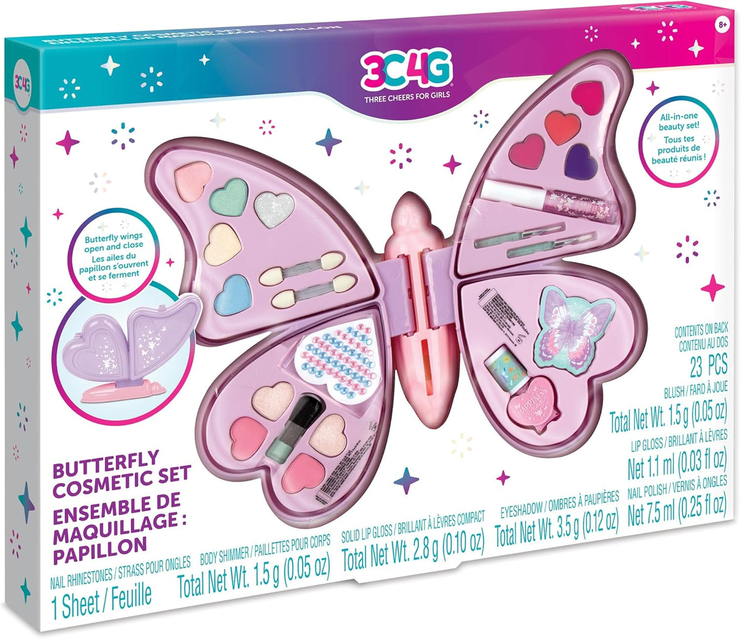 Make It Real Butterfly Cosmetic Set