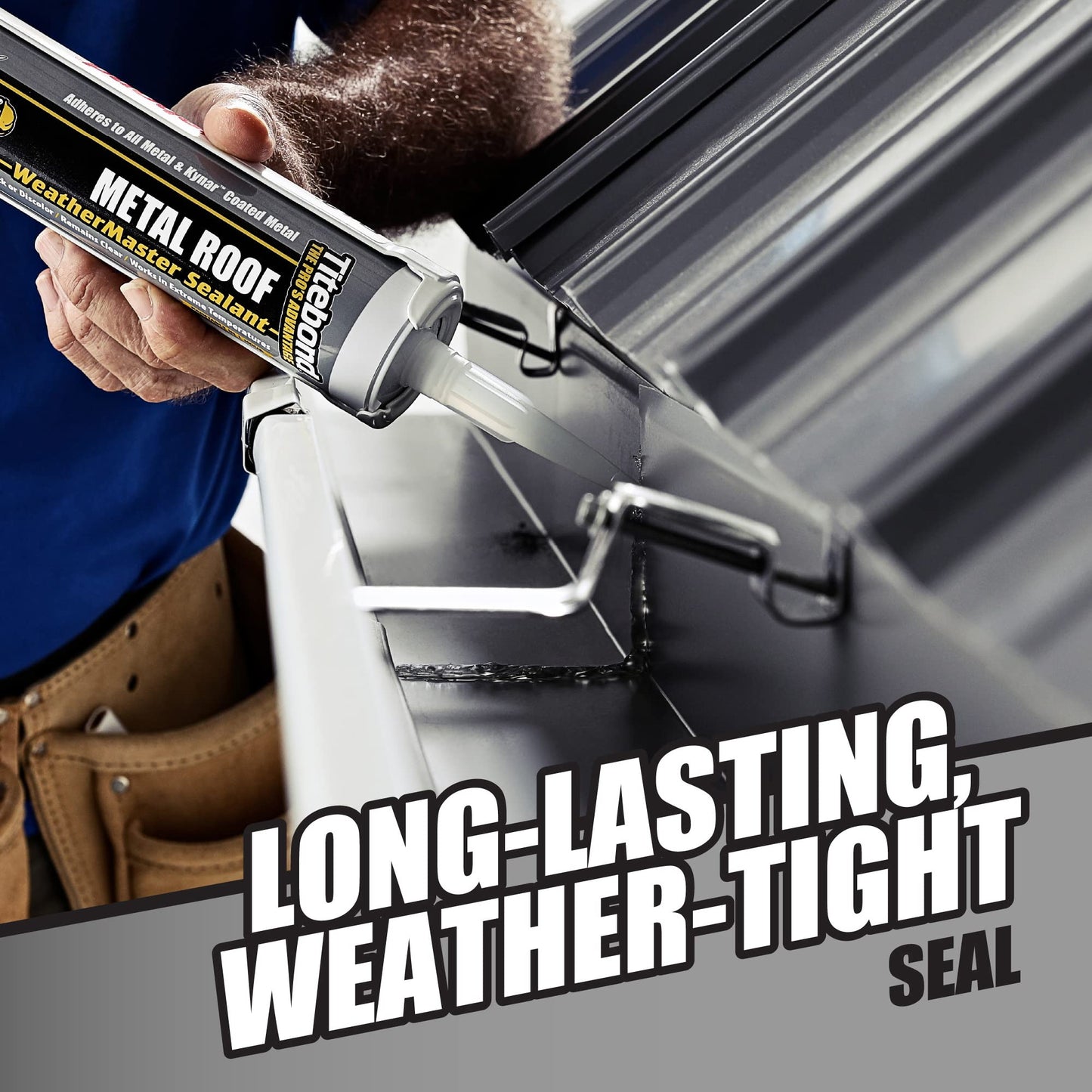 Titebond WeatherMaster Metal Roof Sealant 62611 Silver 9.5 fl oz.