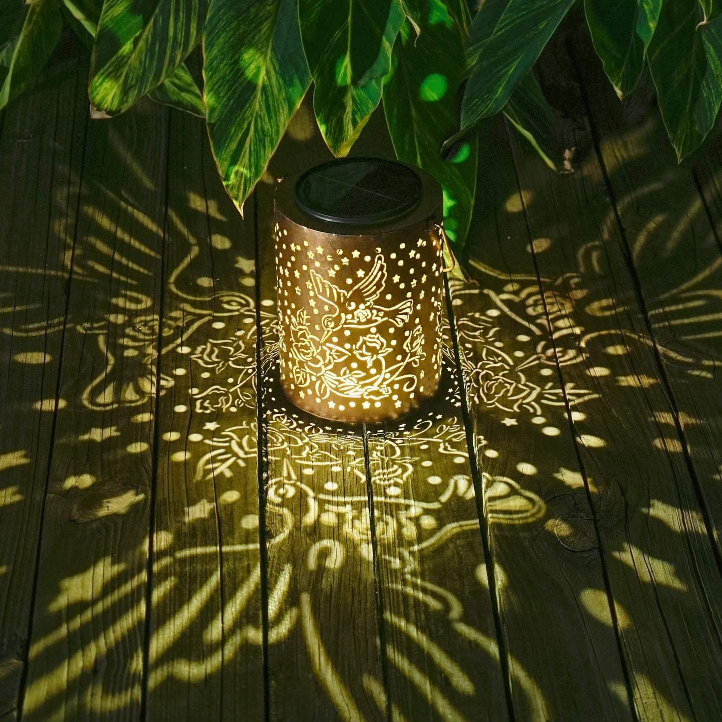 Upgraded 13.4 Large Solar Lanterns Outdoor With Long-Lasting 2000Mah Battery - Thoughtful Gift For Women Mom Grandma - Waterproof Hummingbird Solar Lights Decor For Garden Yard Porch Patio Lawn