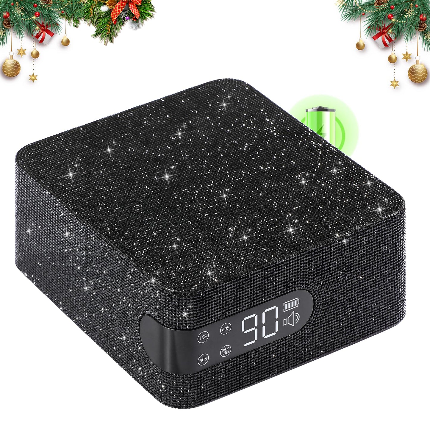 CHRISTINE SHELLY Cordless UV Nail Lamp for Gel Nail Polish 96W, Rechargeable LED Nail Light Professional Nail Dryer with 4 Timer
