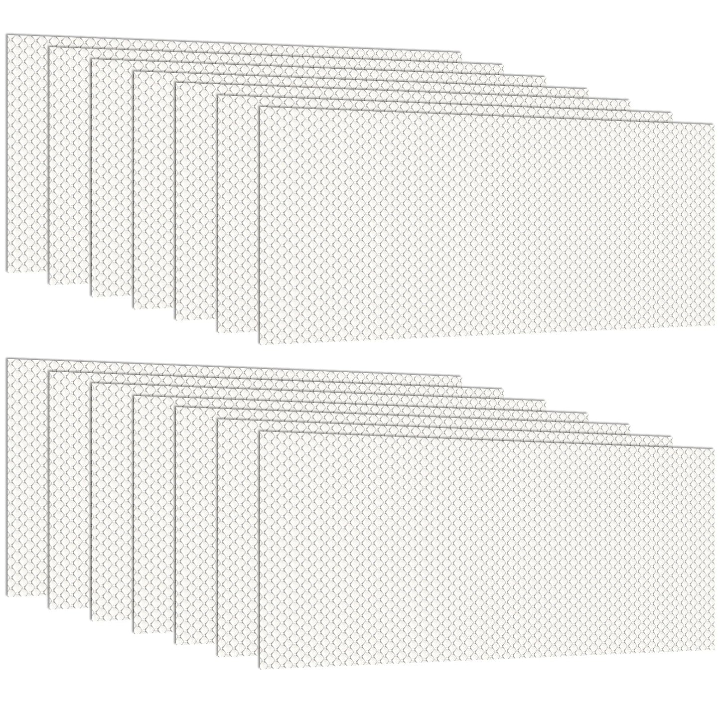 Pangda 10 Pack Replacement Fluorescent Light Covers 22.5 x 46.5 Inch Clear Acrylic Ceiling Lighting Panel Flat Sheet for Overhea