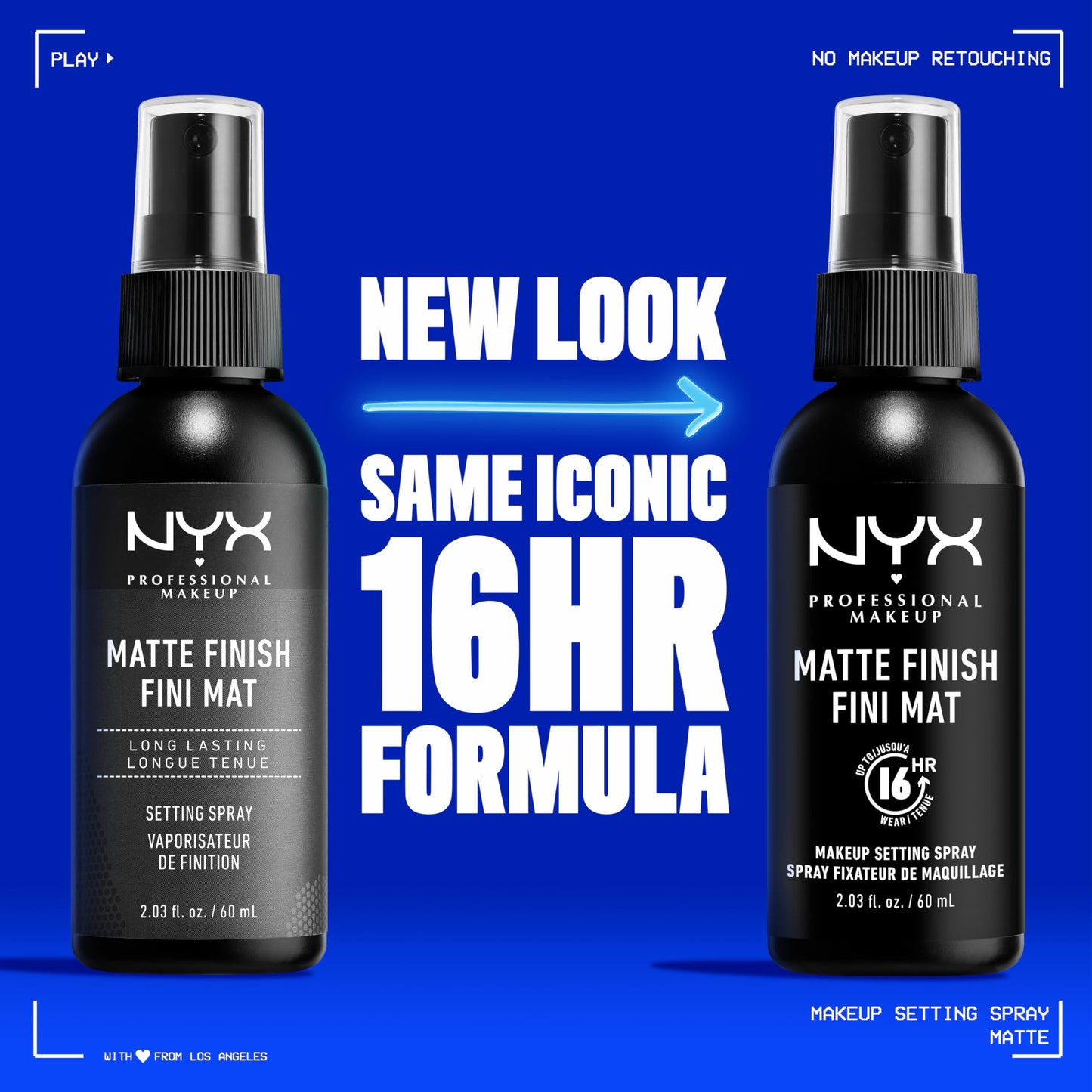 NYX PROFESSIONAL MAKEUP Makeup Setting Spray - Matte Finish, Long-Lasting Face Mist for up to 16HR Wear, Vegan Formula, JUMBO Si
