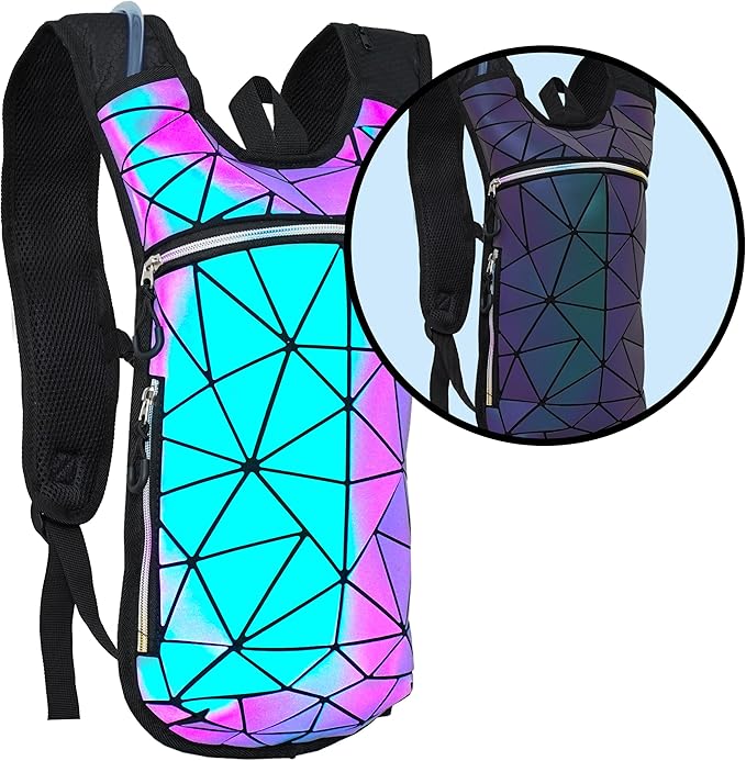 Sojourner Rave Hydration Pack - Hydration Backpack - Hydropack with 2L Bladder - Water Backpack for Festivals, Hiking, Run...
