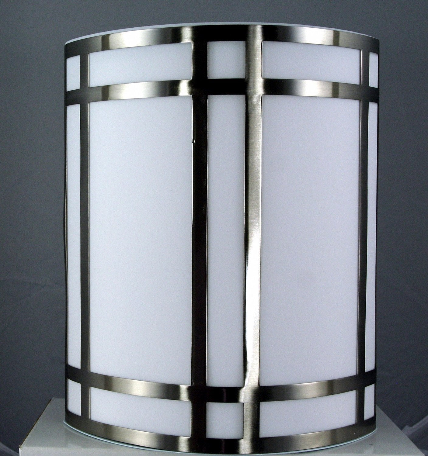 Cal Lighting LA-162-BS Transitional Wall Lamp, Metal, Silver