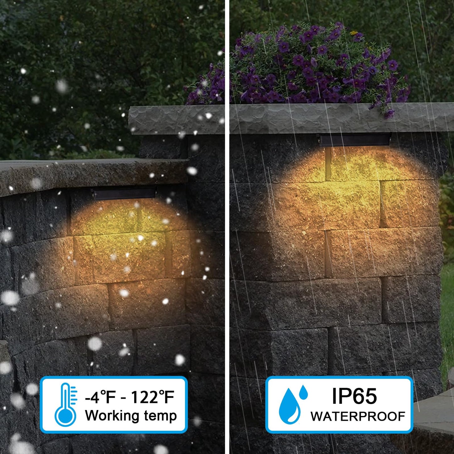 Modern 7Inch 3W Hardscape Lighting 2700K Soft White Retaining Wall Lights 12V Ac/Dc Low Voltage Landscape Paver Lights Ip65 Waterproof Outdoor Step Light 50 000 Hours Lifespan 12 Packs