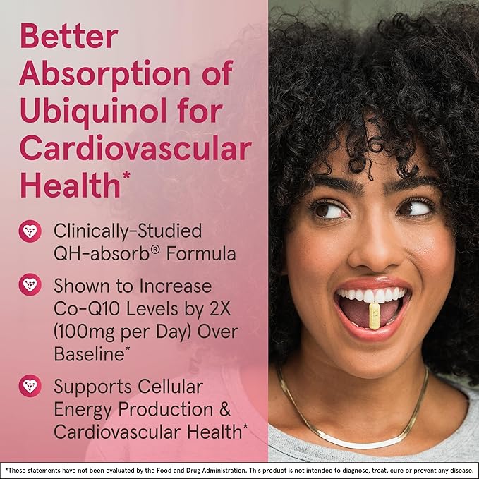 Jarrow Formulas Ubiquinol 100mg 120 Softgels & Vitamin D3 125mcg 100 Softgels Cardiovascular and Immune Support
