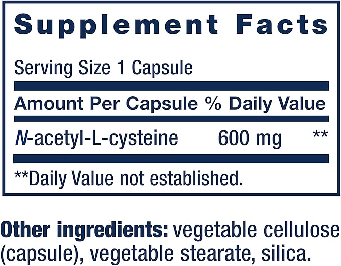 Jarrow BroccoMax Sulforaphane Generator and Life Extension N-Acetyl-L-Cysteine Immune & Respiratory Support Bundle, 60 Count Each