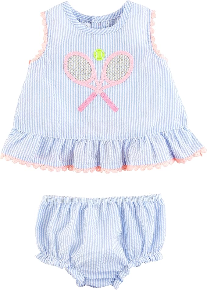 Mud Pie baby-girls Mud Pie Girls Pinafore Set