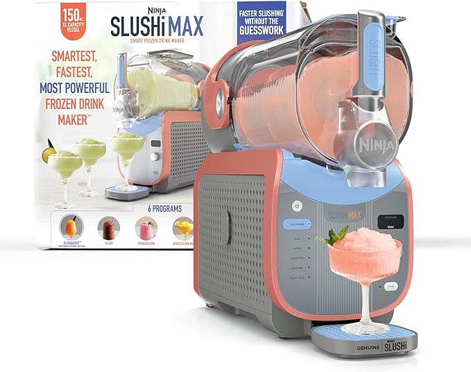 Ninja SLUSHi Max XXL Smart Frozen Drink Maker | Top Performance & Smart Technology, Party-Size 150oz Capacity, No Ice Need...