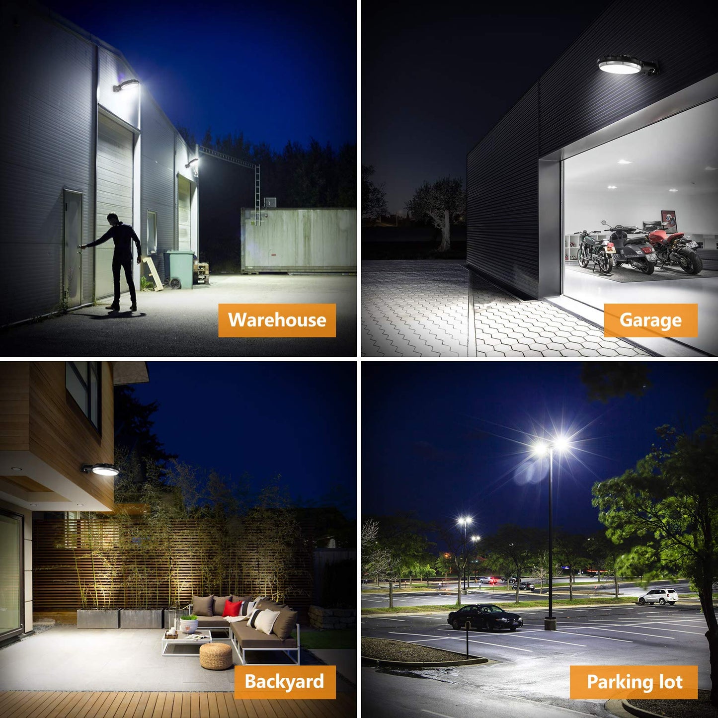 Viugreum 100W Led Barn Light - 20 Pack, 12000Lm, Dusk To Dawn, Ip65 Waterproof, 5000K Daylight, Model Zt0002