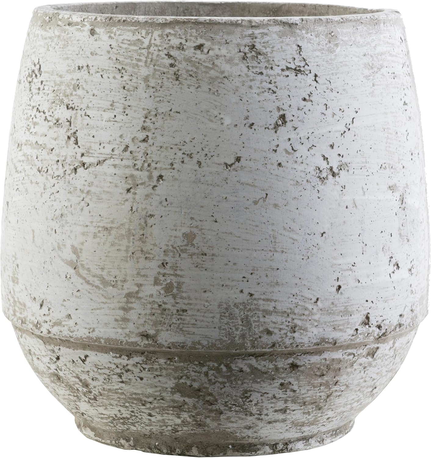 Mark&Day Planters, Slivnitsa Traditional Taupe Planter, Decorative Home Decor Accents for Living Room Bedroom Kitchen Office (10" H x 10" W x 10" D)