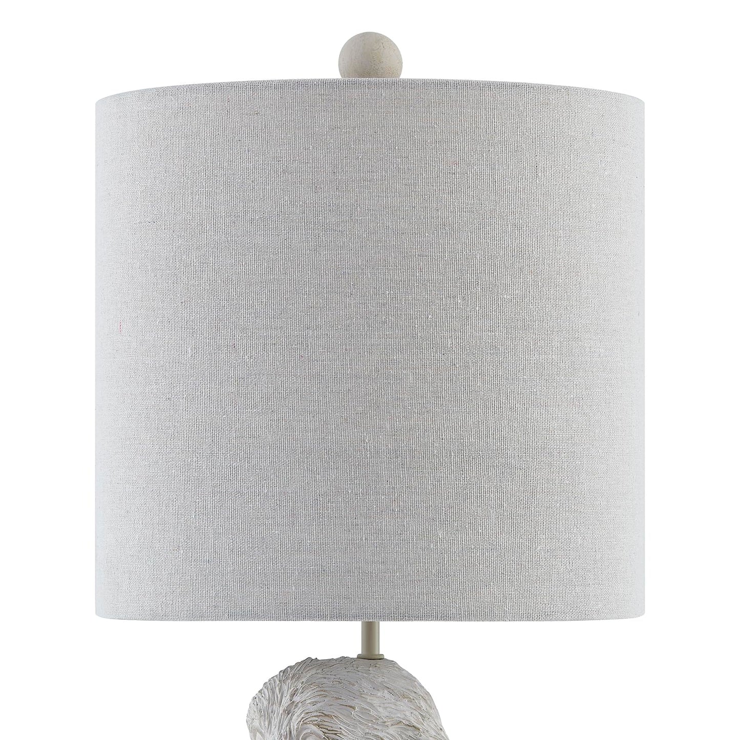Crestview Collection Resin Table Lamp, 24in Golden Doodle Design, White Linen Shade, Model EVCBAVP2176