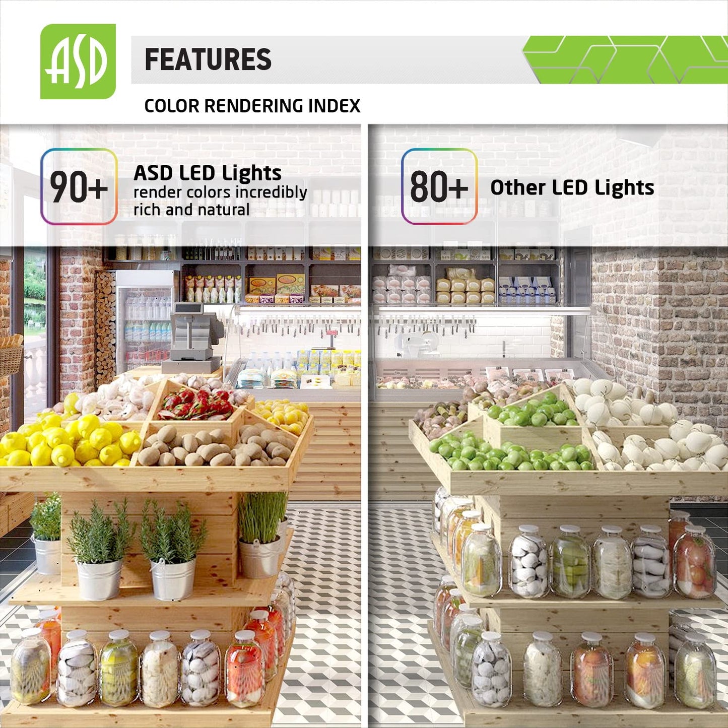 Asd 6 Inch Commercial Canless Led Downlight  Power Adjustable 10/15/22W Lighting  Dimmable Recessed Ceiling Light Fixture  5 Color Temperatures 2700K-5000K  120-277V Ic Rated Ul & Energy Star 4 Pack
