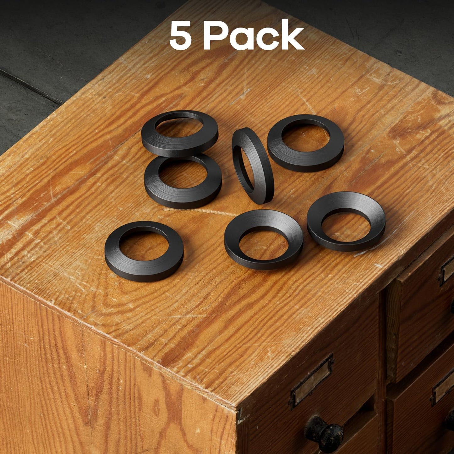 Crush Washer 1/2 x28 Steel for 223/556 Pack of 5