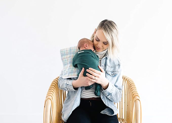 Copper Pearl Baby Burp Cloth Large 21''x10'' Size Premium Absorbent Triple Layer 3-Pack Gift Set “Citrus