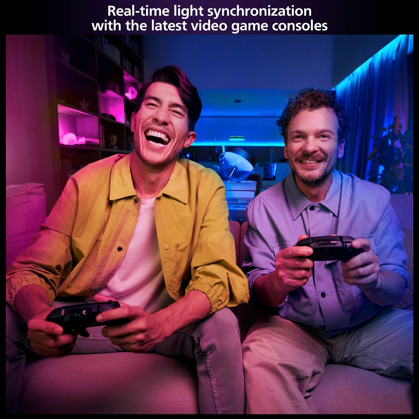 Philips Hue Play HDMI Sync Box 8K, Syncs up to 10 Hue Lights with Video Games, Movies, and Music, Requires Hue Bridge, Supports Dolby Vision HDR10+, Control with Hue App