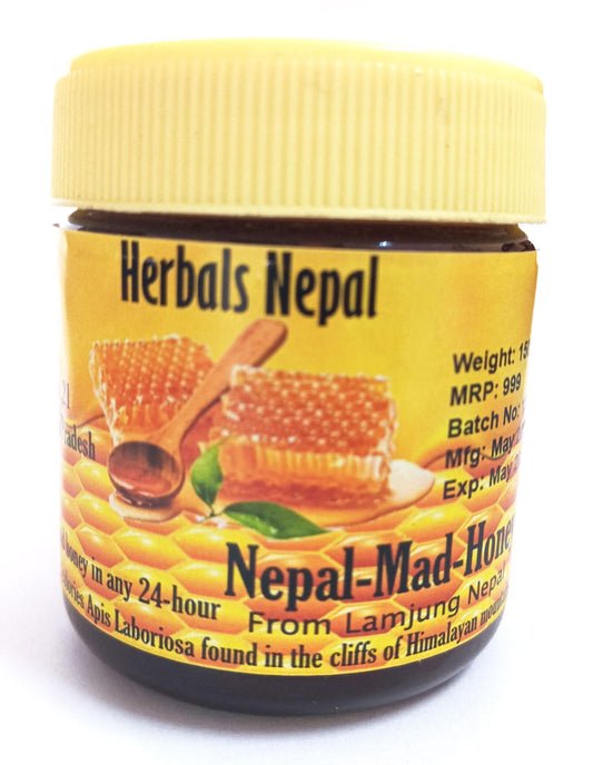 Wild Himalayan Honey Cliff Made Red Honey Harvested by Indigenous Tribes Wildflower Nectar 150G from Lamjung Nepal