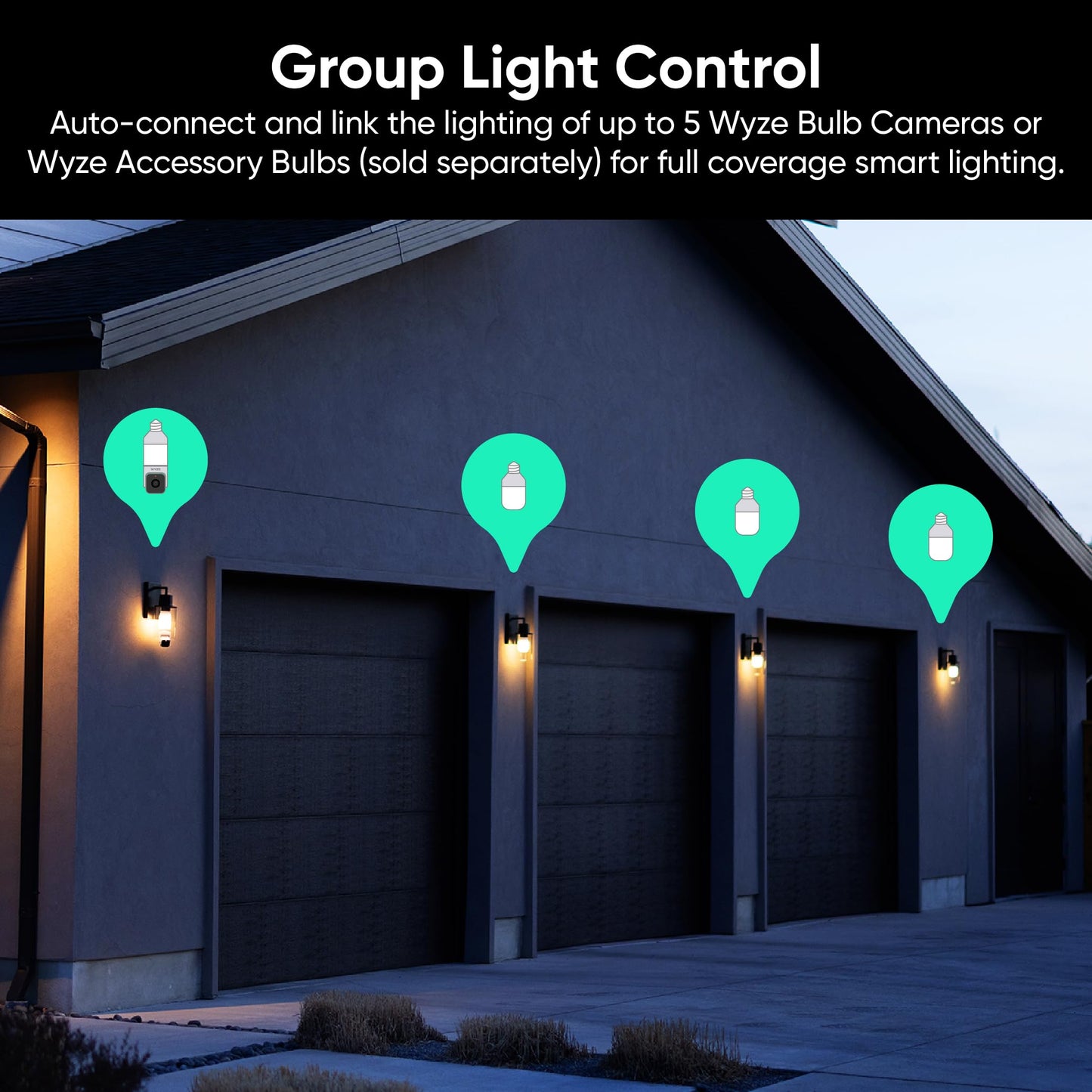 WYZE Accessory Bulb (WYZE Bulb Cam Required), Dimmable 800 Lumens LED Bulb, Soft White 3000K, E26 Base, Bluetooth Connection only (no Wi-Fi Connection)