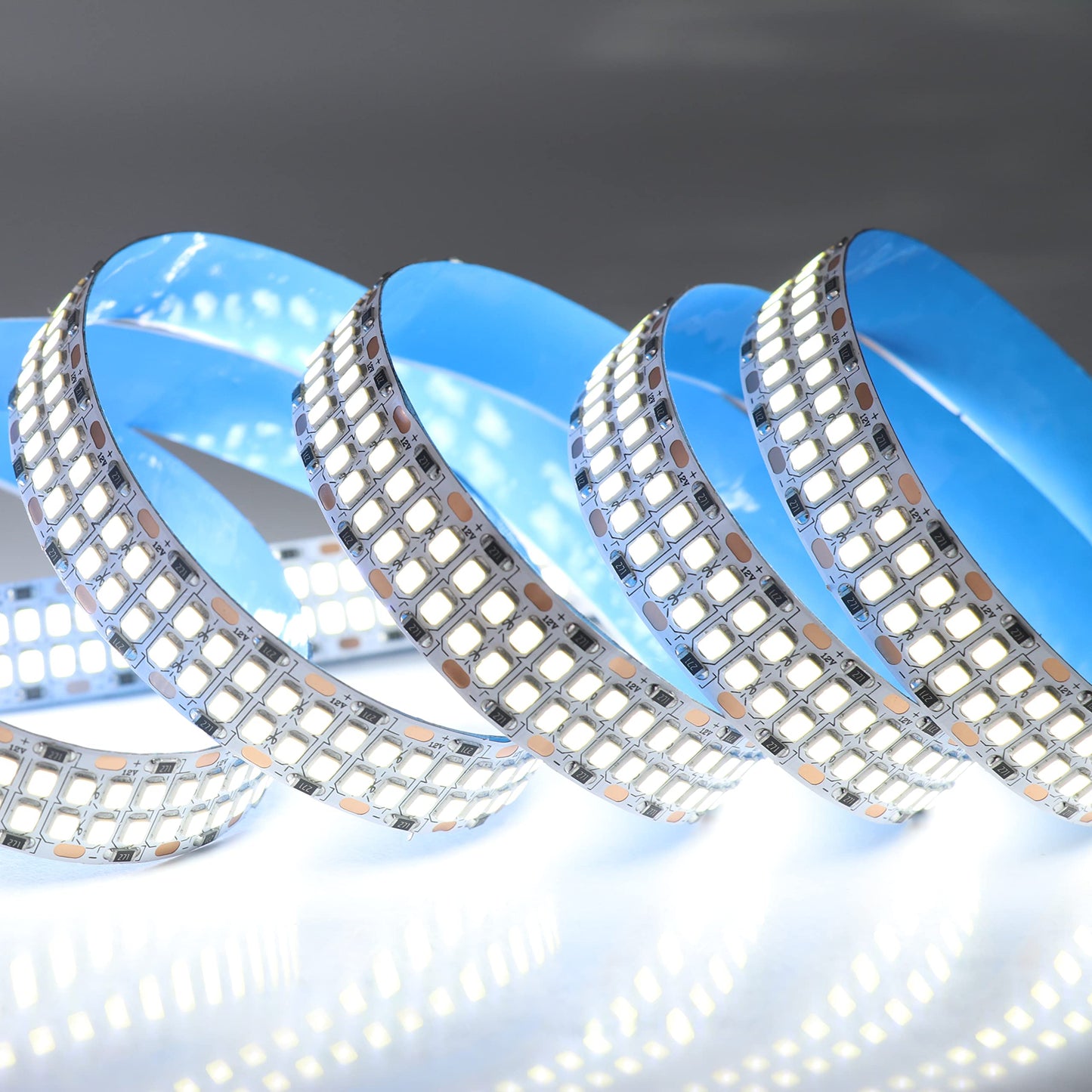 LEDENET LED Strip Lights 16.4ft 2400 LEDs Cold White 6500K Non-waterproof IP20 Flexible Tape Light DC 12V Model LEDENET-STRIP-