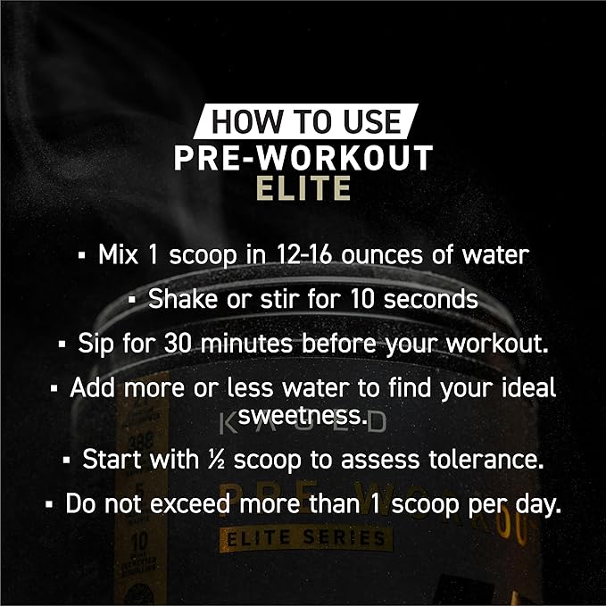 Kaged High Stimulant Pre Workout Powder | Strawberry Lemonade | Pre-Kaged Elite | L-Citrulline | Creatine | Beta Alanine | 388mg Caffeine | Nitric Oxide Booster | 20 Servings