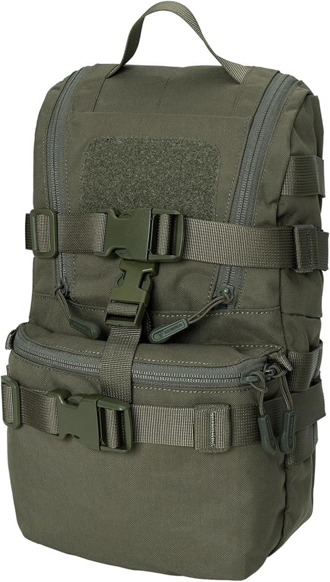 IDOGEAR SPORTS Tactical MOLLE Hydration Pack for 2L Water Bladder Reservoir Bag for Plate Carrier Outdoor Airsoft Paintball