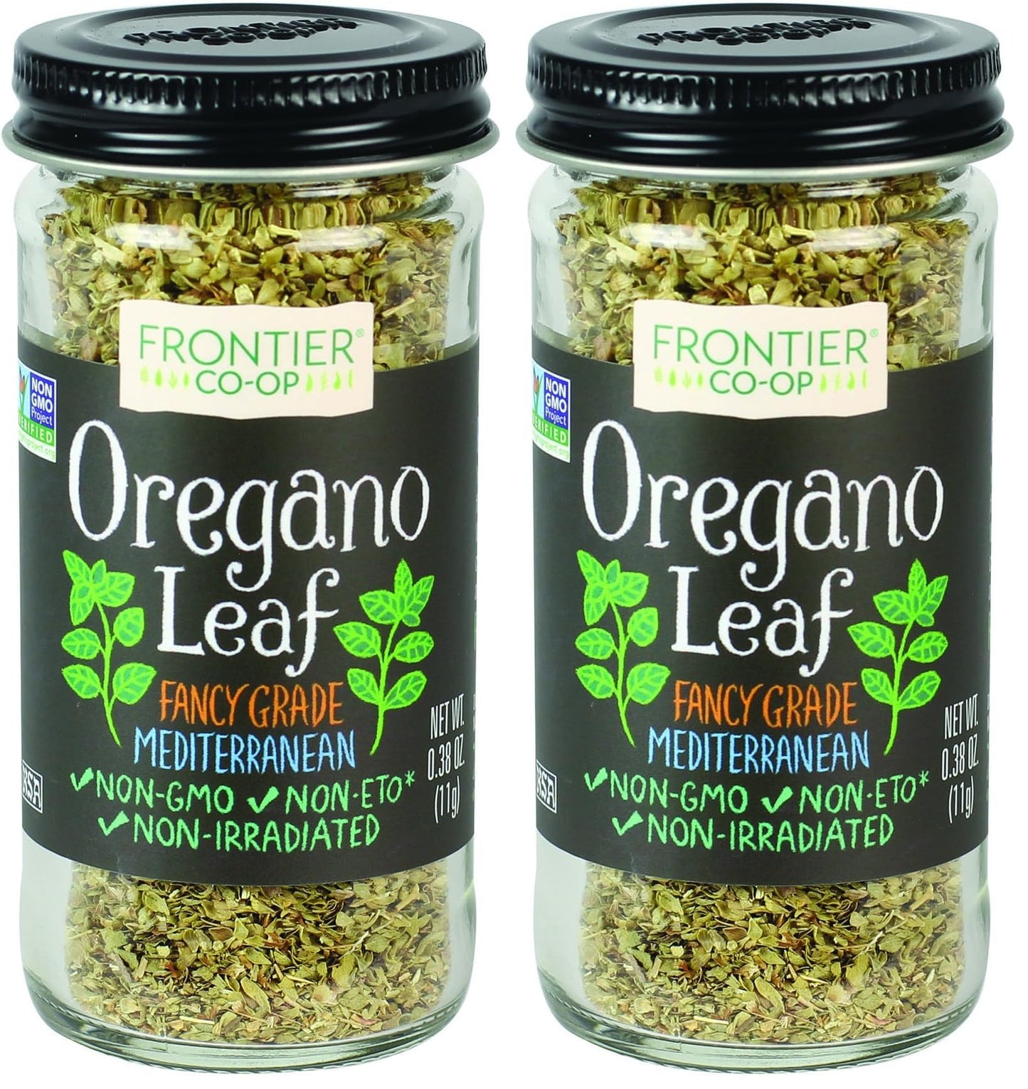 Frontier Co-op Oregano Leaf, 0.38 Ounce (Pack of 2)