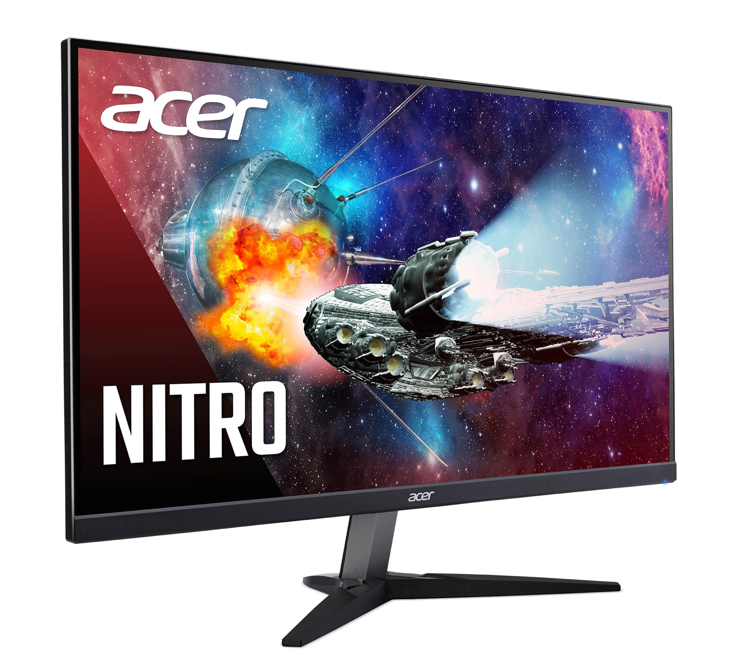 acer Nitro 27 Inch UHD 3840 x 2160 IPS PC Gaming Monitor | Adaptive-Sync Support (FreeSync Compatible) | 4ms (G to G) | HDR10 Support | 99% sRGB | One Display Port 1.2 & Two HDMI 2.0 | KG272K Lbmiipx