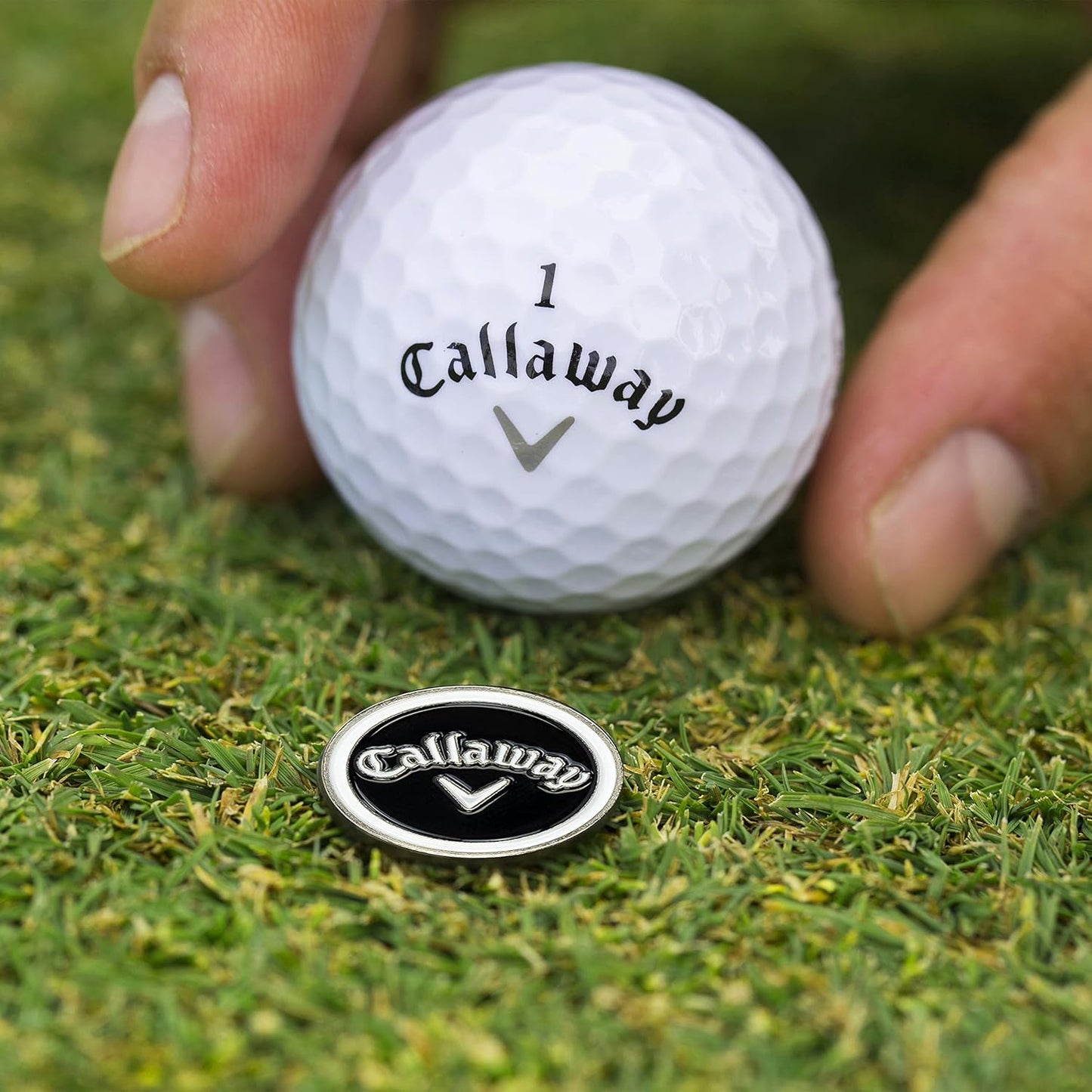 Callaway 4-in-1 Blade Divot Repair Tool - Black Switch Blade 4-Function Golf Divot Tool