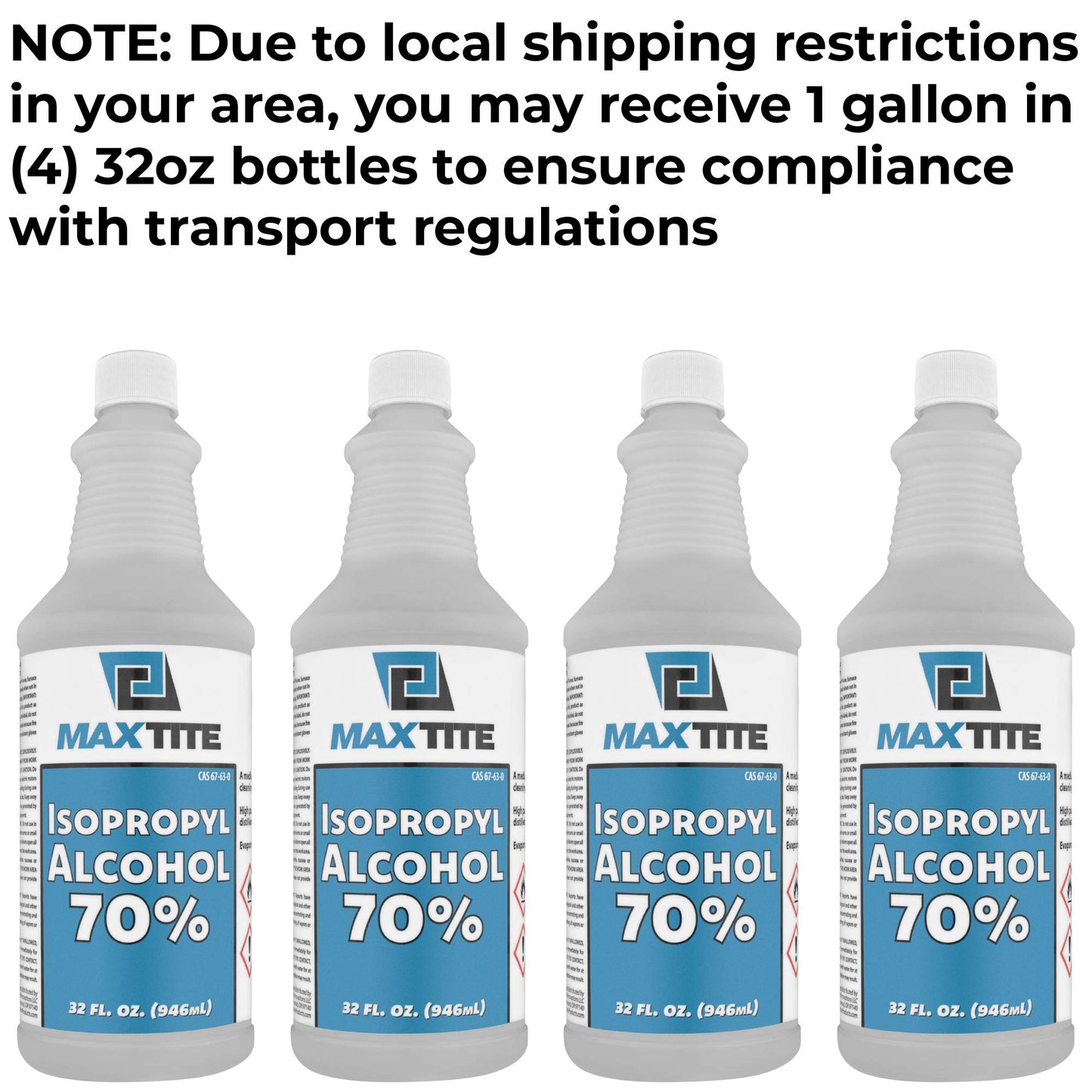 MAXTITE Isopropyl Alcohol 70% (1 Gallon)