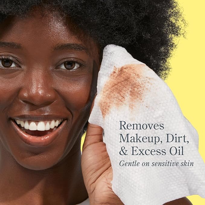 Beekman 1802 Face & Body Wipes, Sunshine Lemon Scented, 30 Count - Cleanses Dirt & Makeup, With Goat Milk, Aloe & Vitamin E - Alcohol Free, Biodegradable, Good for Sensitive Skin